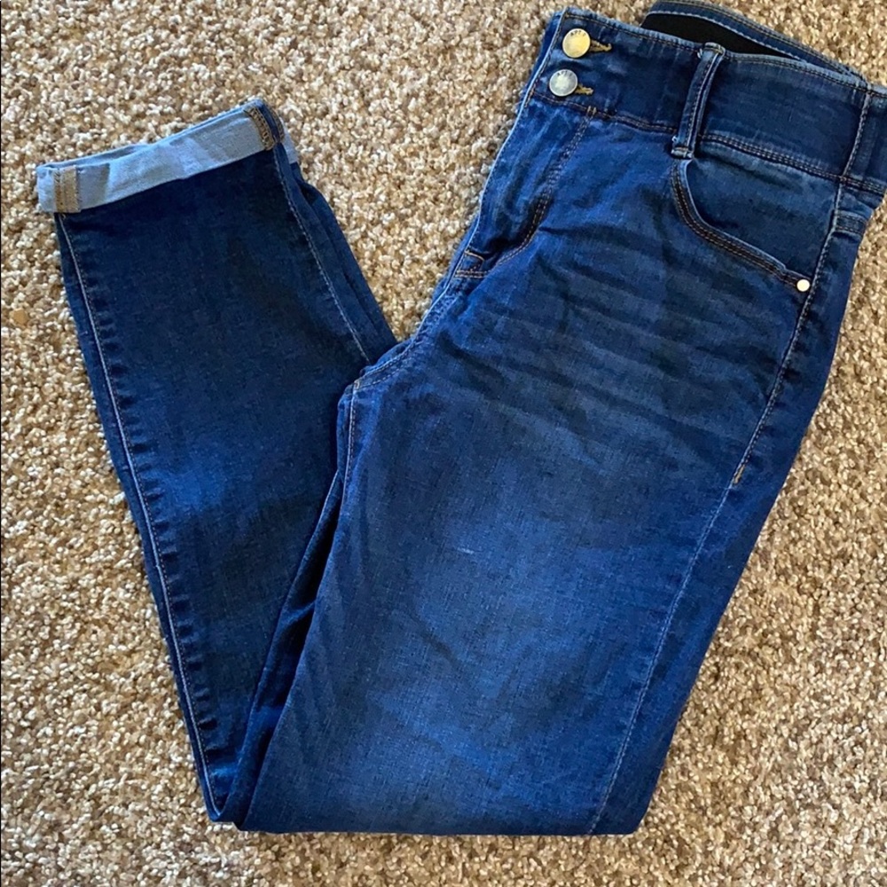 3 For $30!! Dark-Wash Jegging Capris